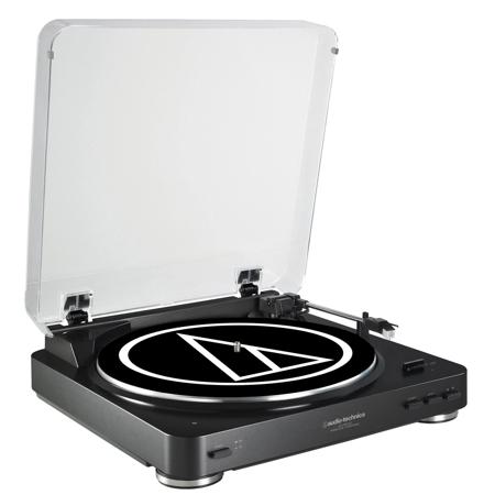 Audio-Technica AT-LP60SPBT-BK Wireless Turntable and Speaker System