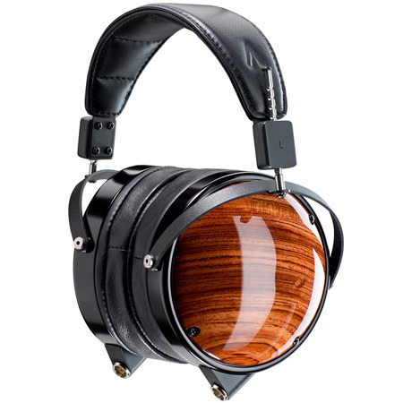 AUDEZE LCD-XC Planar Magnetic Headphones, Bubinga Wood & Leather-Free Microsuede