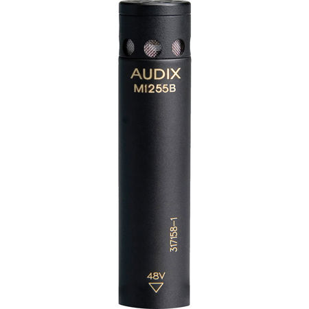 Audix M1255BO High Output Omni-Directional Condenser Mic with 25' Cable, Black