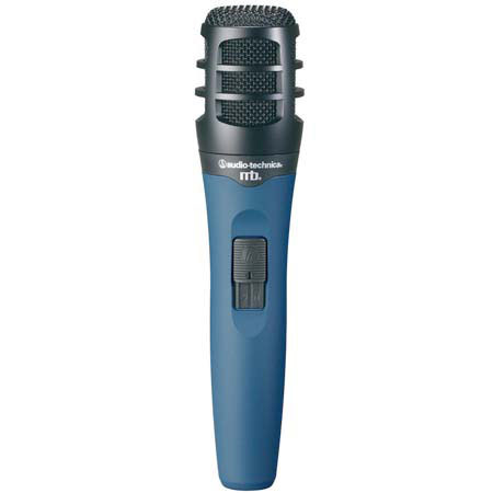 Audio-Technica Handheld / Stand Unidirectional Dynamic Instrument Microphone with 15' XLRF-XLRM Cable