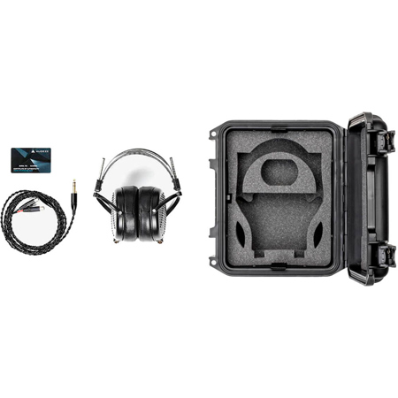 AUDEZE LCD-MX4 Open-Back Over-Ear Planar Magnetic Headphones, Leather, Black