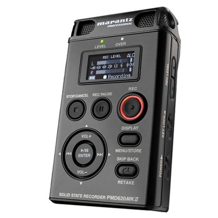 Marantz PMD620 MKII Portable Stereo Flash Recorder