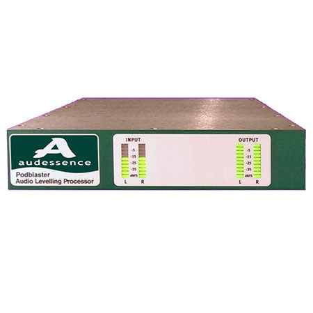 Audessence PodBlaster Audio Level Processing System, Half-Width 1-U Rack Space