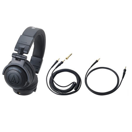Audio-Technica ATH-PRO500MK2 Professional DJ Monitor Headphones, Black