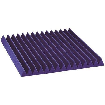 Auralex 2x24x24" Studiofoam Wedge Absorption Panels, 12 Pieces, Purple