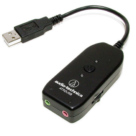 Audio-Technica ATR2USB 3.5 mm to USB Audio Adapter