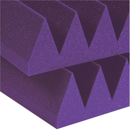 Auralex 4x24x48" Studiofoam Wedge Panels, 6-Piece, Purple