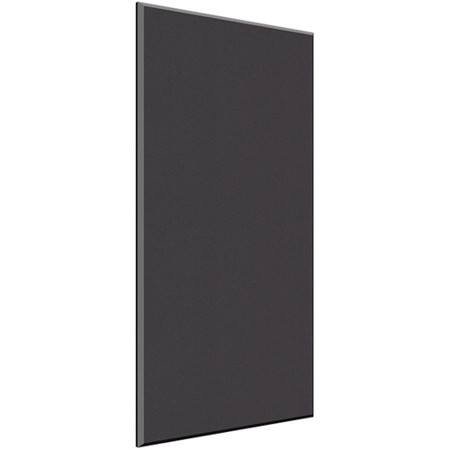 Auralex 1x24x48" Fabric-Wrapped Acoustical Absorption ProPanel with 2 AFN Impaling Clips, Beveled Edge, Onyx