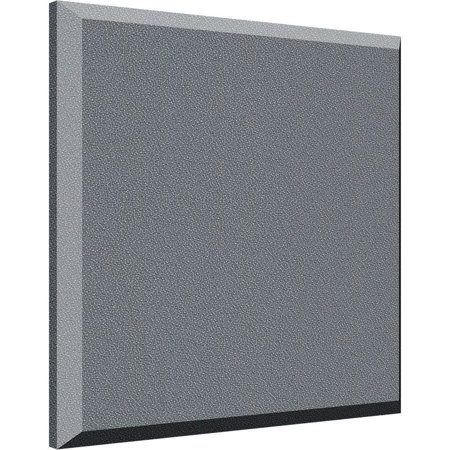 Auralex 2x24x24" Fabric-Wrapped Acoustical Absorption ProPanel with 4 Cloud Anchors, Beveled Edge, Wolf