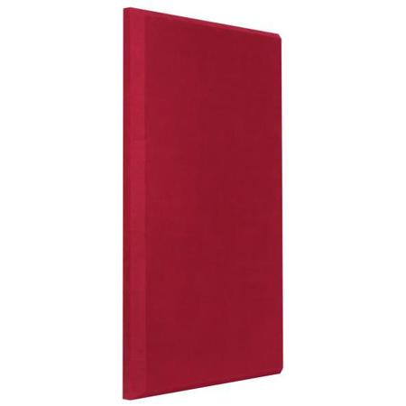 Auralex 2x24x48" Acoustical ProPanel, 2 AFN Impaling Clips, Red SonoSuede