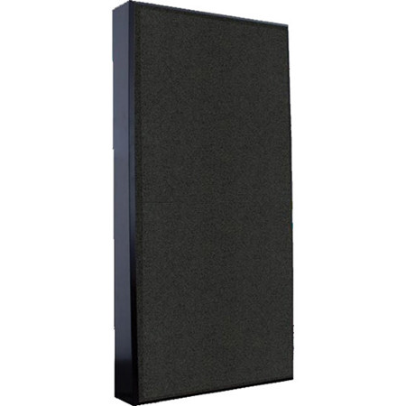 Auralex 6x24x48" Deep6 Bass Trap and 6 AF2 Impaling Clips, Beveled Edge, Obsidian Fabric