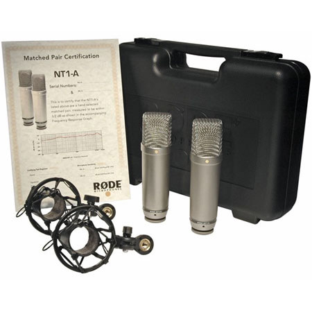 Rode NT1-A Matched/Pair Studio Condenser Microphon