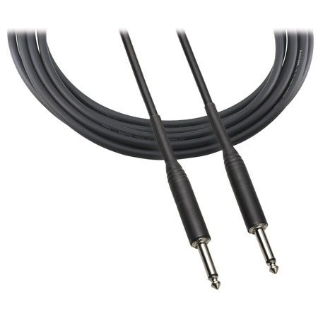 Audio-Technica 1/4"-1/4" Phono Plug Instrument Cable, 20'