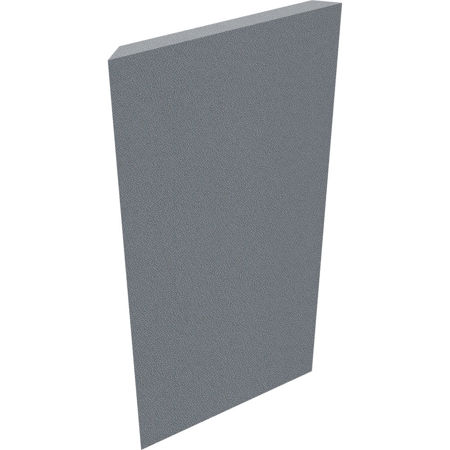 Auralex 2x24x48" Fabric-Wrapped Acoustical Absorption ProPanel with 4 CTC Corner Impaling Clips, Mitered Edge, Wolf
