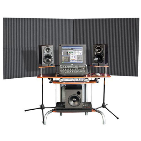 Auralex 4x (20x48x4.25") MAX-Wall 420 Mobile Acoustic Panels, Charcoal