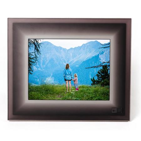 Aura Frames 9.7" HR LED Digital Photo Frames, (2x) Ivory Rosegold & (2x) Black