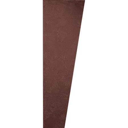 Auralex 1x16x48" SonoSuede Trapezoid Right Angle Panel, 2 AFN Clips, Brown