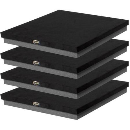 Auralex 1x15x15" SubDude-II Isolation Platform for 200 Lbs Subwoofer, 4 Pieces