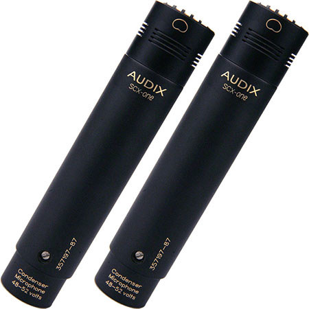 Audix SCX1MP Matched Pair Cardioid Studio Pencil Condenser Microphone, 40Hz-20kHz Frequency Response, 200 Ohms Output Impedance