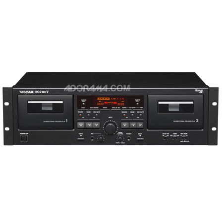 Tascam 202mkV 3RU Dual Cassette Recorder/Player