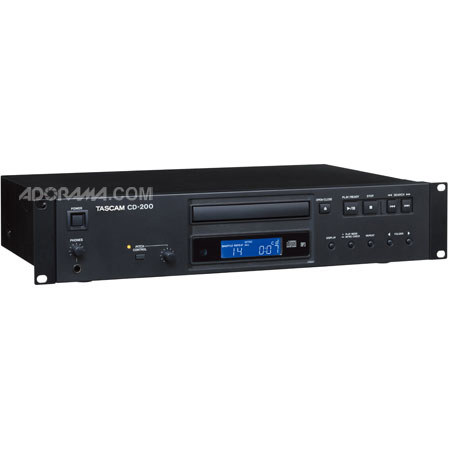 Tascam CD-200 Rack Mount Single CD Player