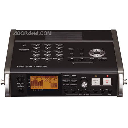 Tascam DR-680 8-Track Portable Field Audio Recorde