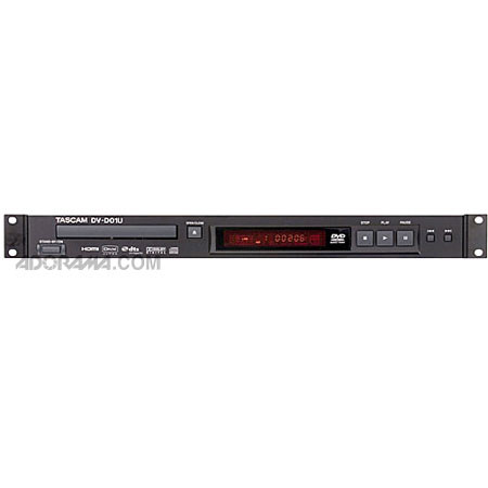 Tascam DV-D01U 1U Rack Mountable Studio DVD Player