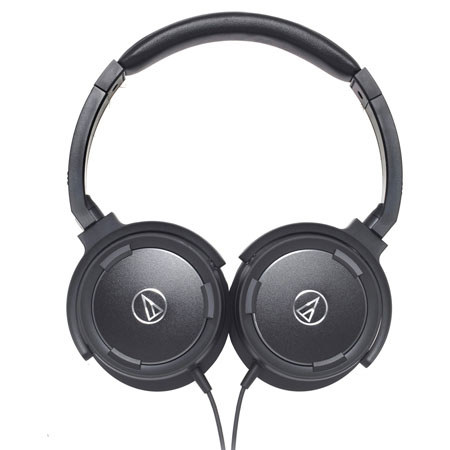 Audio-Technica ATH-WS55 Solid Bass Over-Ear Headphones, Black