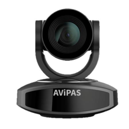AViPAS AV-1250 2.07MP Full HD 3G-SDI PTZ Camera with PoE and IP Live Streaming, 5x Optical Zoom, Dark Gray