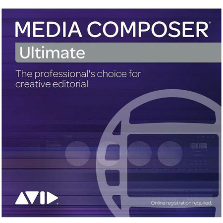 Avid Media Composer Ultimate Software, 1-Year Subscription, Physical Card