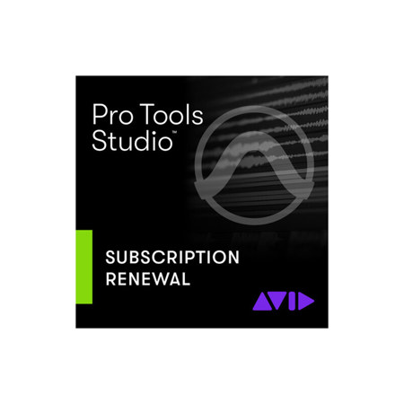 Avid Pro Tools Studio Audio and Music Creation Software, 1-Year Subscription, Renewal, Download
