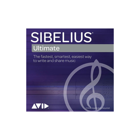 Avid Sibelius Ultimate Music Notation Software, 1-Year Subscription, Download