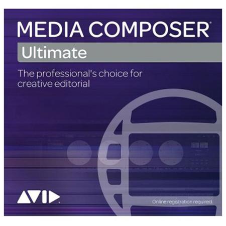 Avid Media Composer Ultimate Video Editing Software, 1-Year Subscription, Renewal, Electronic Download