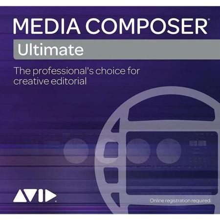 Avid Media Composer Ultimate Video Editing Software, 2-Year Subscription, Renewal, Electronic Download