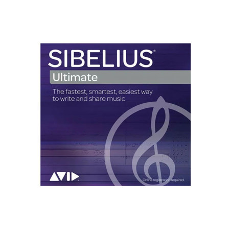 Avid Sibelius Ultimate Notation w/AudioScore Ultimate 8 Software Bundle,Download