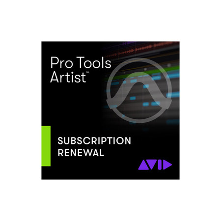 Avid Pro Tools Artist Audio and Music Creation Software, 1-Year Subscription, Renewal, Download