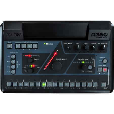 Aviom A360 64-Channel Personal Mixer with MEE Audio M6 Pro In-Ear Monitors