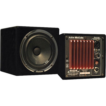 Avantone Pro MixCube Active 60W Powered Full-Range Mini Reference Monitor, Black, Single