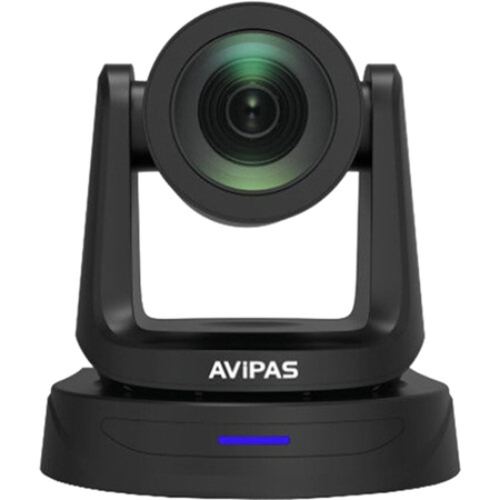 AViPAS AV-2010 Full HD USB/IP 20x PTZ Camera with PoE+, Dark Gray