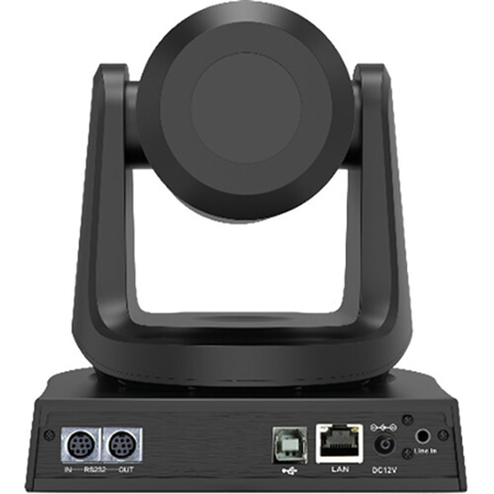 AViPAS AV-2010 Full HD USB/IP 20x PTZ Camera with PoE+, Dark Gray