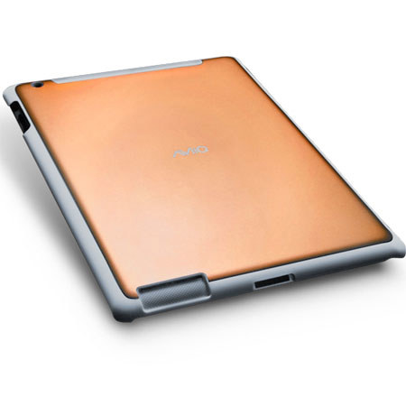 AViiQ Smart Case for Apple iPad 2, Gray Trim/ Orange