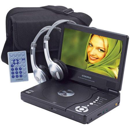Audiovox D1809PK Portable Slim Line DVD Player Kit