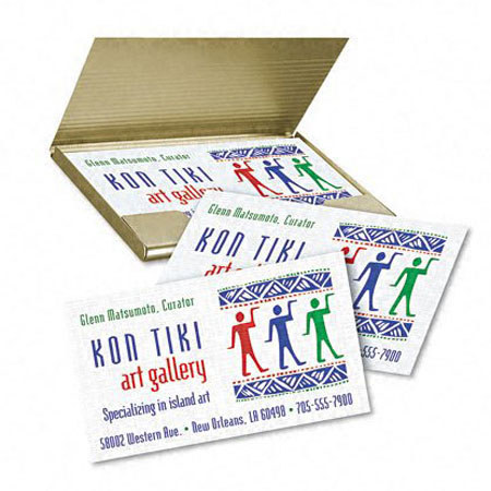 Avery Dennison Clean Edge Inkjet Matte White Cards