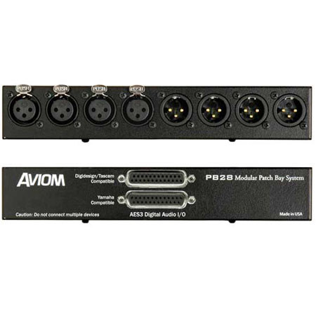 Aviom 28-AES-DB AES/DBU Module for PB28 Patch Bay System