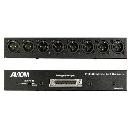Aviom 28-XM-DB Eight-Channel Analog Audio Module for PB28 Patch System