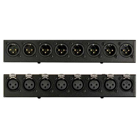 Aviom Eight-Channel Analog Audio Module for PB28, 8 x XLRM to 8 x XLRF