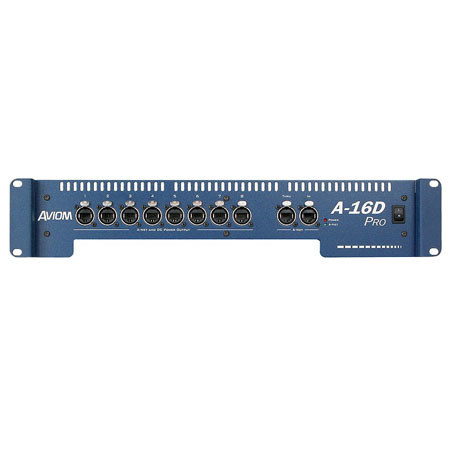 Aviom A16D Pro 8-Port Rackmount A-Net Audio Distributor