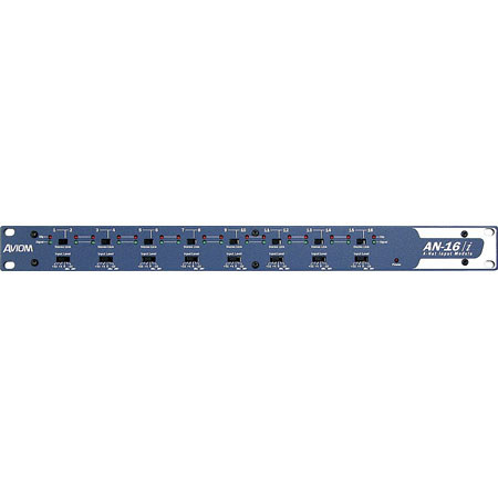 Aviom AN16/i 16-Channel Input Module with 1/4" TRS Connectors