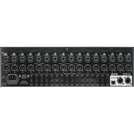 Aviom AN-16i/M 6-Channel Rackmount Mic/Line Personal Monitor Input Module
