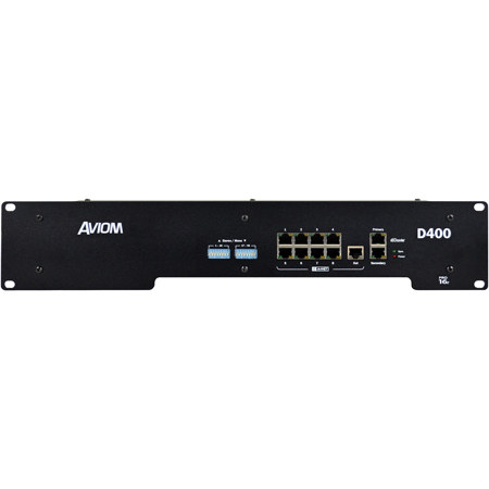 Aviom D400 A-Net Distributor with Dante Interface